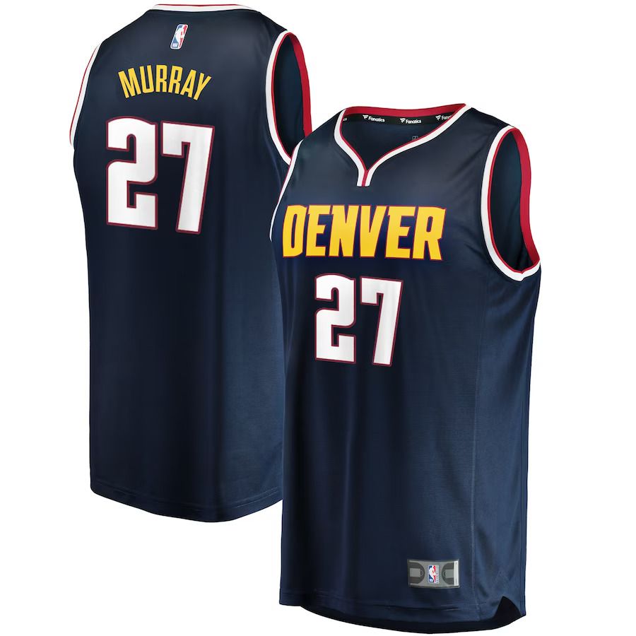 Men Denver Nuggets #27 Jamal Murray Fanatics Branded Blue Fast Break Replica NBA Jersey->denver nuggets->NBA Jersey